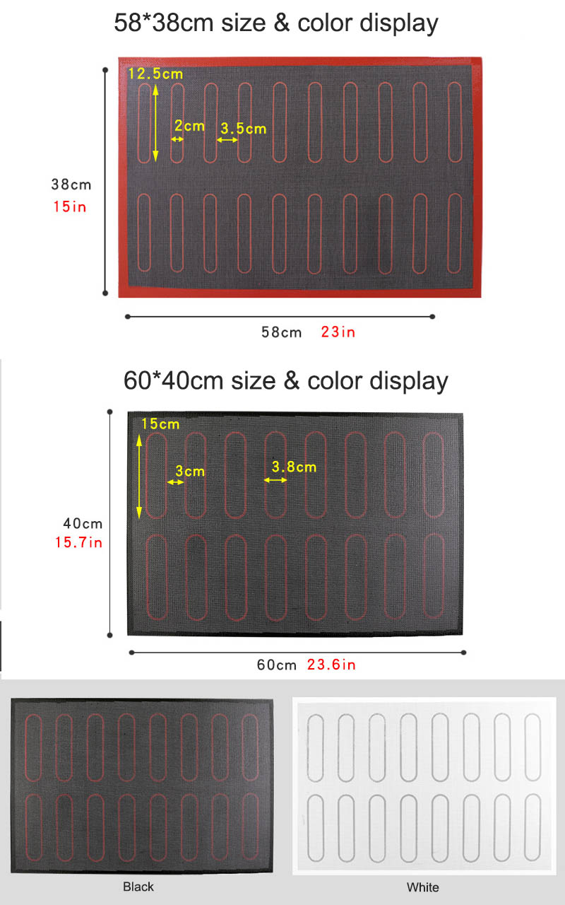 silicone pastry mat